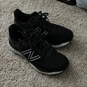 New Balance 880 Black and White Running Sneakers